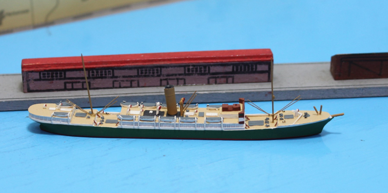 Passagierschiff "Miltiades II" (1 St.) GB 1903 Rhenania Liz. G 5